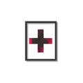 Picture of Red Cross _GroupedProduct_Rectangle_Portrait_Canvas_Framed_