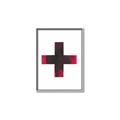 Picture of Red Cross _GroupedProduct_Rectangle_Portrait_Canvas_Framed_
