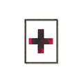 Picture of Red Cross _GroupedProduct_Rectangle_Portrait_Canvas_Framed_