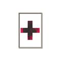 Picture of Red Cross _GroupedProduct_Rectangle_Portrait_Canvas_Framed_
