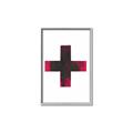 Picture of Red Cross _GroupedProduct_Rectangle_Portrait_Canvas_Framed_