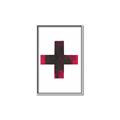 Picture of Red Cross _GroupedProduct_Rectangle_Portrait_Canvas_Framed_