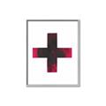 Picture of Red Cross _GroupedProduct_Rectangle_Portrait_Canvas_Framed_