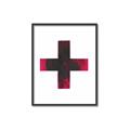 Picture of Red Cross _GroupedProduct_Rectangle_Portrait_Canvas_Framed_
