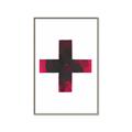 Picture of Red Cross _GroupedProduct_Rectangle_Portrait_Canvas_Framed_