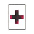 Picture of Red Cross _GroupedProduct_Rectangle_Portrait_Canvas_Framed_