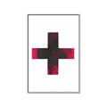 Picture of Red Cross _GroupedProduct_Rectangle_Portrait_Canvas_Framed_