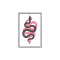 Picture of Serpent _GroupedProduct_Rectangle_Portrait_Canvas_Framed_