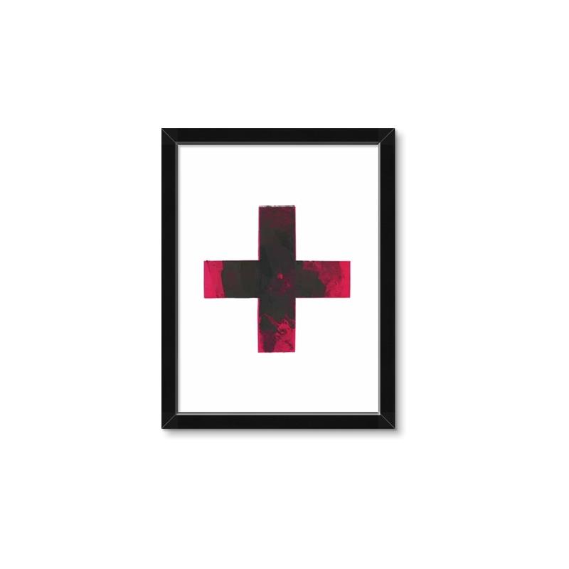 Picture of Red Cross _GroupedProduct_Rectangle_Portrait_Framed_Matted_