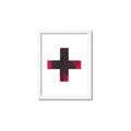 Picture of Red Cross _GroupedProduct_Rectangle_Portrait_Framed_Matted_