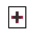 Picture of Red Cross _GroupedProduct_Rectangle_Portrait_Framed_Matted_