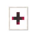 Picture of Red Cross _GroupedProduct_Rectangle_Portrait_Framed_Matted_