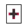 Picture of Red Cross _GroupedProduct_Rectangle_Portrait_Framed_Matted_