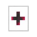 Picture of Red Cross _GroupedProduct_Rectangle_Portrait_Framed_Matted_