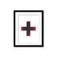 Picture of Red Cross _GroupedProduct_Rectangle_Portrait_Framed_Matted_