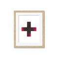 Picture of Red Cross _GroupedProduct_Rectangle_Portrait_Framed_Matted_
