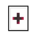 Picture of Red Cross _GroupedProduct_Rectangle_Portrait_Framed_Matted_