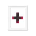 Picture of Red Cross _GroupedProduct_Rectangle_Portrait_Framed_Matted_
