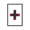 Picture of Red Cross _GroupedProduct_Rectangle_Portrait_Framed_Matted_