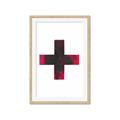Picture of Red Cross _GroupedProduct_Rectangle_Portrait_Framed_Matted_