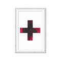 Picture of Red Cross _GroupedProduct_Rectangle_Portrait_Framed_Matted_