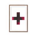 Picture of Red Cross _GroupedProduct_Rectangle_Portrait_Framed_Matted_