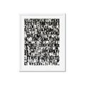 Picture of Typo _GroupedProduct_Rectangle_Portrait_Framed_Matted_