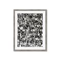 Picture of Typo _GroupedProduct_Rectangle_Portrait_Framed_Matted_