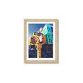 Picture of At the Corner _GroupedProduct_Rectangle_Portrait_Framed_Matted_
