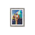 Picture of At the Corner _GroupedProduct_Rectangle_Portrait_Framed_Matted_
