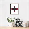 Picture of Red Cross _GroupedProduct_Rectangle_Portrait_Canvas_Framed_