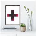 Picture of Red Cross _GroupedProduct_Rectangle_Portrait_Canvas_Framed_