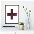 Picture of Red Cross _GroupedProduct_Rectangle_Portrait_Canvas_Framed_