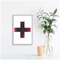 Picture of Red Cross _GroupedProduct_Rectangle_Portrait_Canvas_Framed_