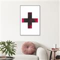 Picture of Red Cross _GroupedProduct_Rectangle_Portrait_Canvas_Framed_