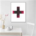 Picture of Red Cross _GroupedProduct_Rectangle_Portrait_Canvas_Framed_