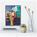 Picture of At the Corner _GroupedProduct_Rectangle_Portrait_Canvas_Framed_