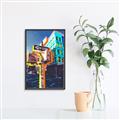 Picture of At the Corner _GroupedProduct_Rectangle_Portrait_Canvas_Framed_