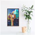 Picture of At the Corner _GroupedProduct_Rectangle_Portrait_Canvas_Framed_