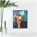Picture of At the Corner _GroupedProduct_Rectangle_Portrait_Canvas_Framed_