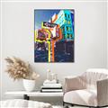 Picture of At the Corner _GroupedProduct_Rectangle_Portrait_Canvas_Framed_