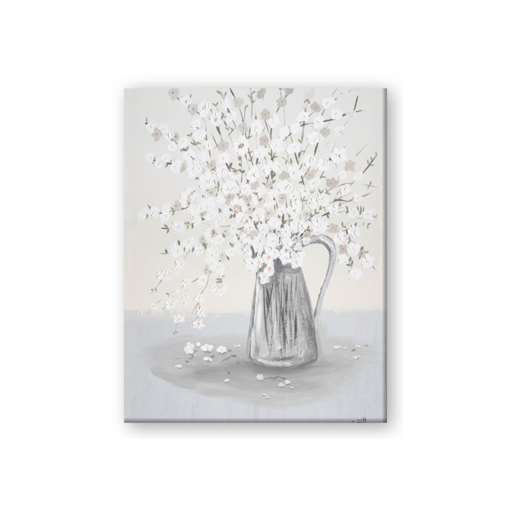 White Pretty Flower Neutral