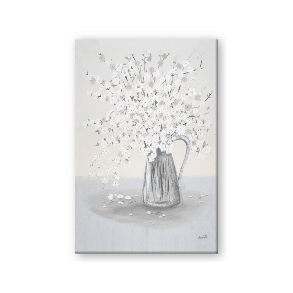 White Pretty Flower Neutral