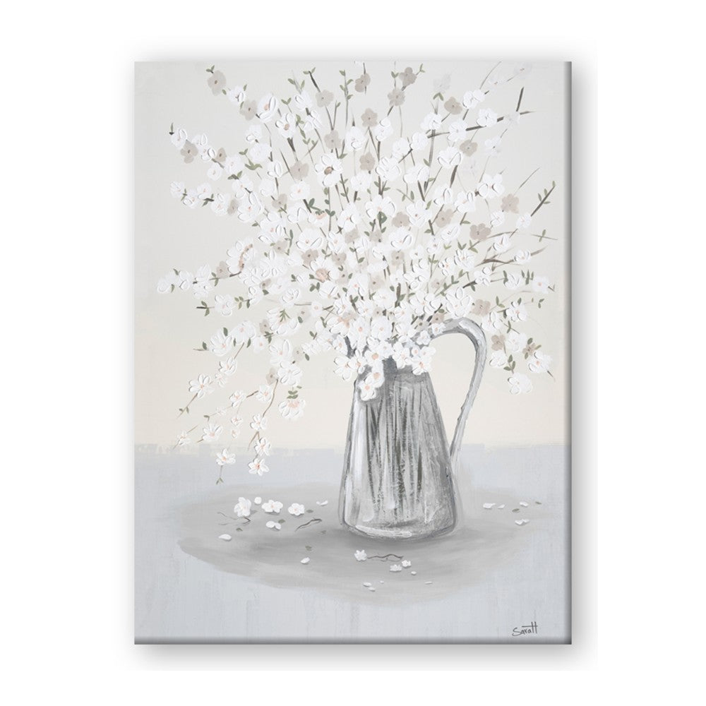 White Pretty Flower Neutral