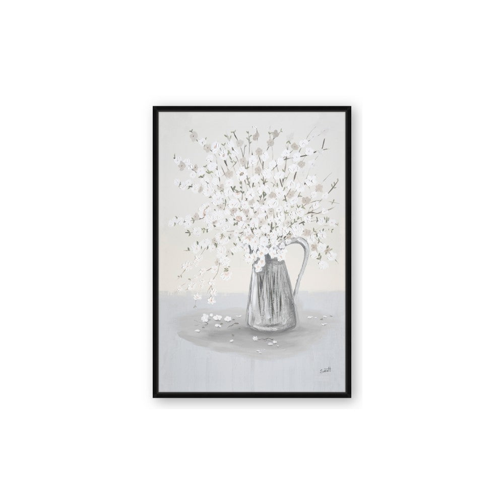 White Pretty Flower Neutral