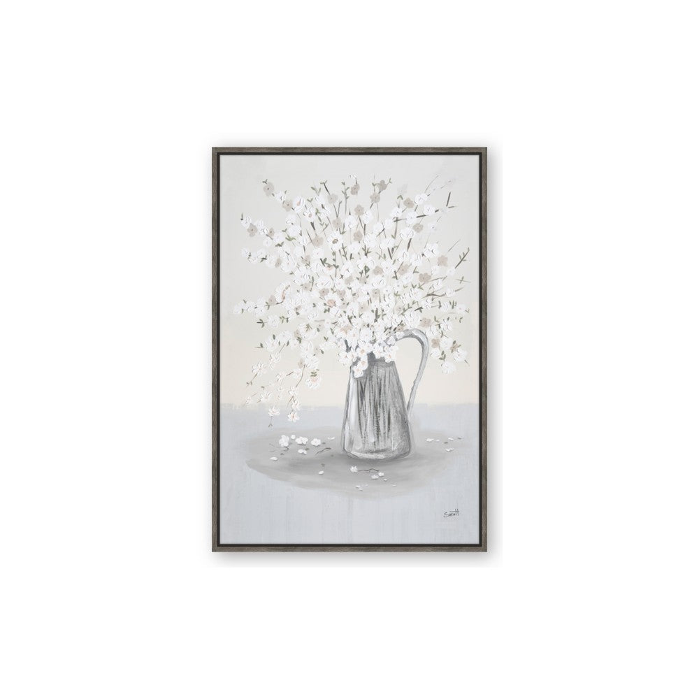 White Pretty Flower Neutral