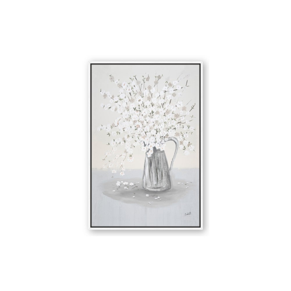 White Pretty Flower Neutral