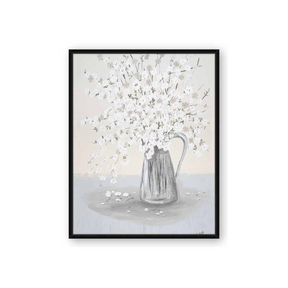 White Pretty Flower Neutral