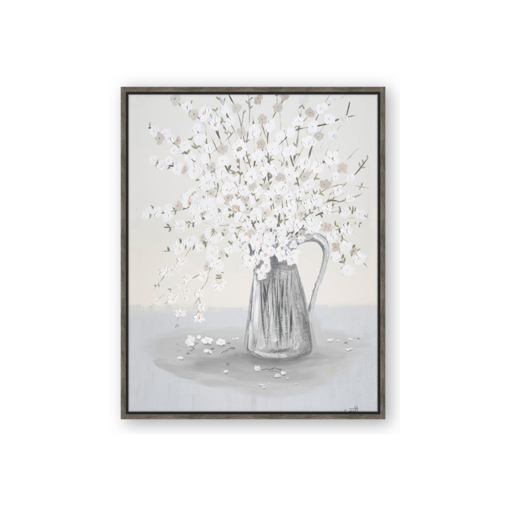 White Pretty Flower Neutral