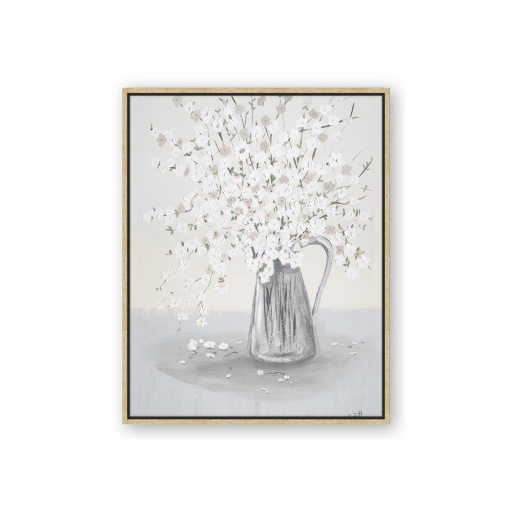 White Pretty Flower Neutral